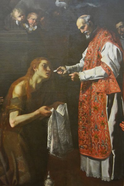 The Last Communion of Mary Magdalene by Jerónimo Jacinto de Espinosa